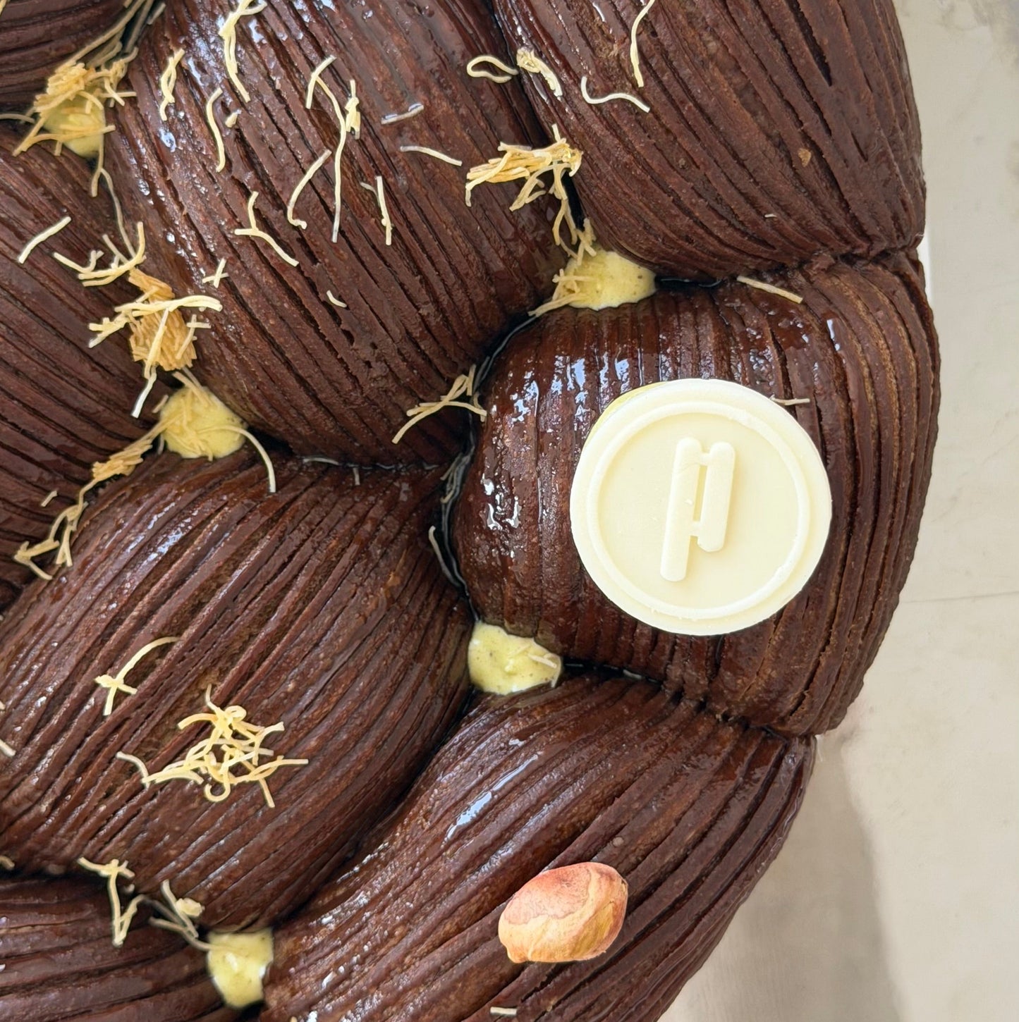Dubai Chocolate Croissant Crown